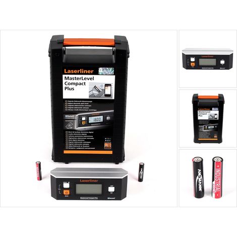 Laserliner MasterLevel Compact Plus 081.265A Digitale Wasserwaage mit Magnet 30 mm (1/5)