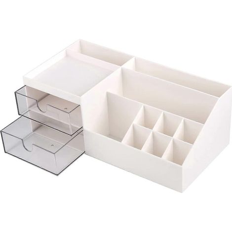 Organisateur de maquillage, rangement pour maquillage, rangement cosmétique avec tiroirs pour bureau (1/4)