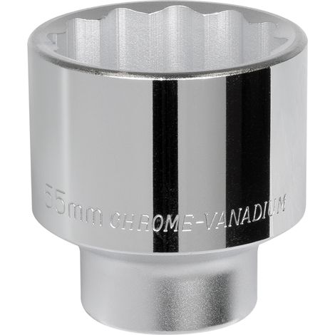 Sealey 55mm 3/4""Sq Drive Standard WallDrive Socket 12pt Chrome S34/55