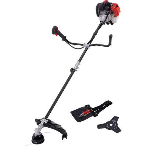 [JAMAIS UTILISÉ] Scheppach Débroussailleuse thermique BCH42E - 1250 W - 1,7 CV - 2-en-1 - Coupe-bordures 420 mm - Débroussailleuse 255 mm - Batterie 2 Ah et chargeur inclus
