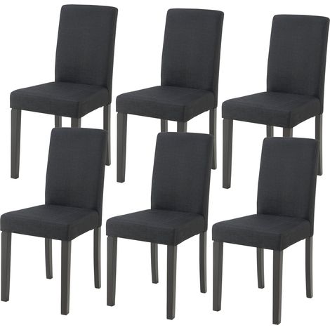 Juego de 6 sillas de comedor negras 030009899 (1/5)