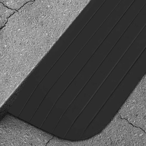 Rampes de seuil 2 pcs 110x21x2,5 cm Caoutchouc (1/5)