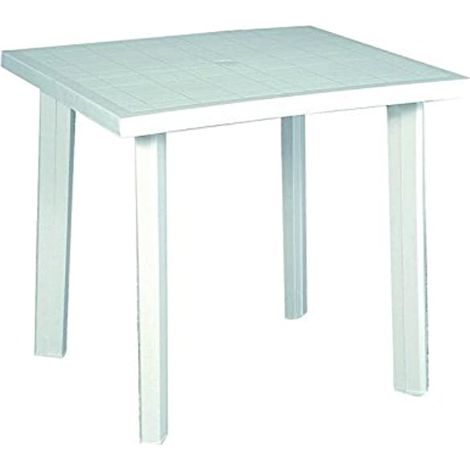 TAVOLO WEEKEND 80X80XH72CM BIANCO