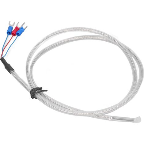 Capteur de température PT100 thermocouple 1 mètre sonde PTFE résistant à la chaleur, capteur de mesure industriel haute précision (1/5)