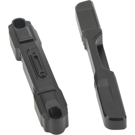 Pare-chocs avant et arrière en alliage d'aluminium noir avec éclairage LED blanc pour Axial SCX24 AXI00005 AXI00002 (1/5)