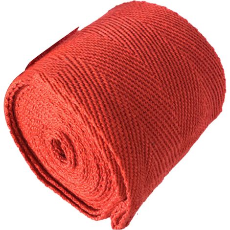 Bandage de main pour boxe, karaté et taekwondo en coton élastique - Rouge (1/3)