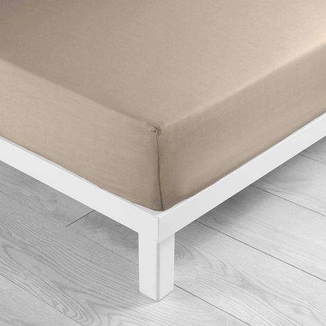 1 Drap Housse, 90x190 cm, 100% Coton, 57 fils/cm2, Oeko-Tex, pour matelas 30cm (1/5)