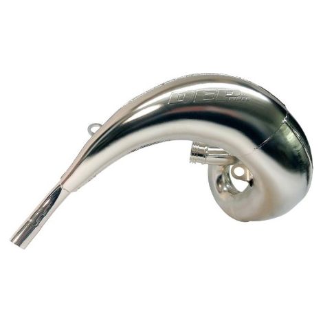 Tubos DEP con difusor/cámara/tubo de resonancia blindados niquelados (tubo de escape delantero niquelado): KTM 250/300, XC 250 '19-, EXC-TPI 20-, Husqvarna TX 250/300 '19-, TE 20- (reforzado 1,2 mm) (