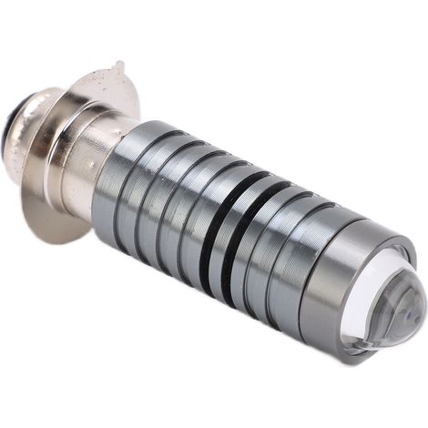 Ampoule de phare LED 12V 20W pour moto, étanche IP68, lentille en PC, matériau en alliage d'aluminium, résistante aux chocs, convient aux VTT, lumière jaune pâle. (1/5)