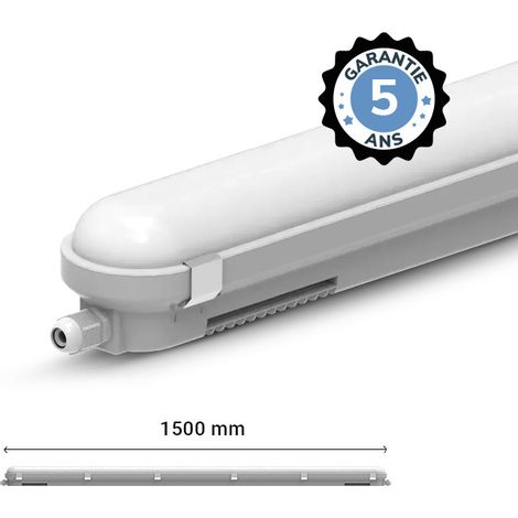 RHONE ETANCHE LED INT 1500MM 58W 4000K IP65 IK10 5A MIIDEX LIGHTING 101084 (1/2)