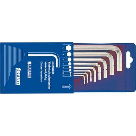 Keyset Piegata In Corrispondenza Di Sezioni 6, 8 Parti In Una Sede Di Scorrimento Plastica, Contenuto: 2 2.5 3 4 5 6 8 10 Mm (1/2)