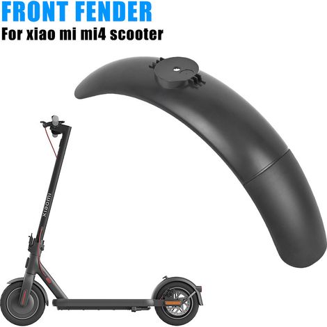Accessoire de fourche avant pour scooter : garde-boue avant, plastique noir + silicone, compatible avec les modèles M4.