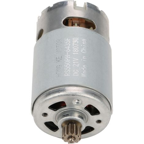 Industrieller 2-Gang-Gleichstrommotor mit 12 Zähnen für elektrische Bohrmaschinen und Werkzeugzubehör, 21 V (1/5)