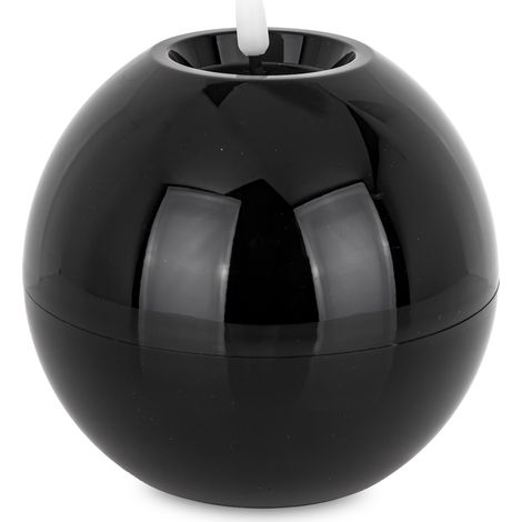 Bougie LED avec minuterie, noire, 14 x 12 x 12 cm (1/5)