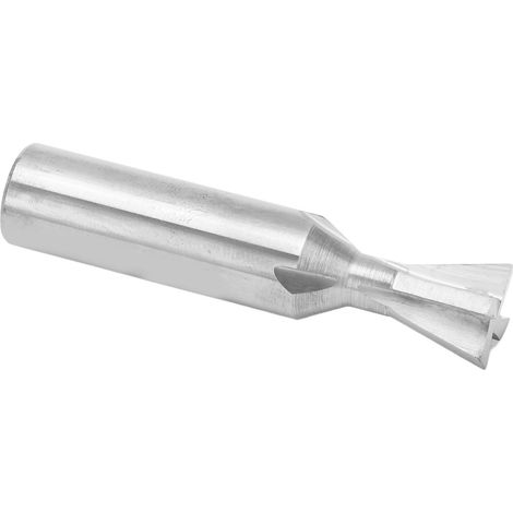 Fraise à queue d'aronde en carbure, queue de 12 mm de diamètre, 4 dents, longueur 60 mm, universelle, angle de 75°. (1/5)