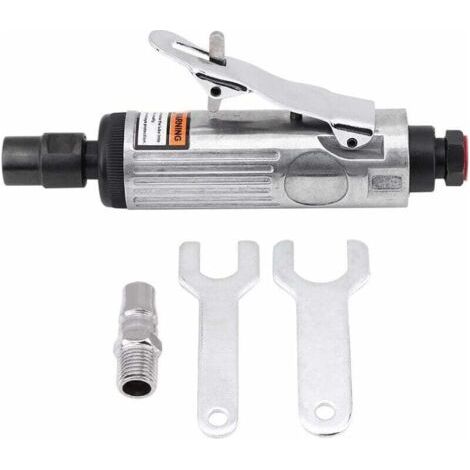 Smerigliatrice pneumatica - Kit di smerigliatura pneumatica per smerigliatrice pneumatica da 1/4 di pollice, strumento di lucidatura e incisione (1 pz)