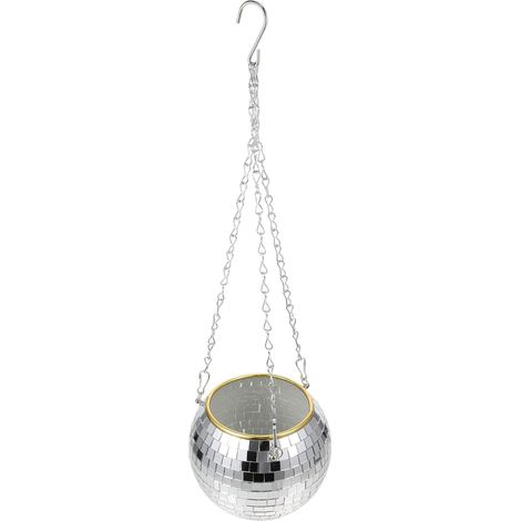 Nazalus-Sale 1 Stück kugelförmiger Hängebecken-Hängepflanzenhalter, Dekor, Hängepflanzenkorb, Makramee-Aufhänger, Wand-Blumentopf, Hängeblumentopf, Rohmaterial Kunststoff (1/5)