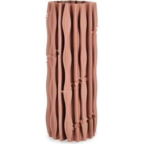 Terracotta-Vase Osaki, zylindrisch, Ø16 x H40 cm (1/3)