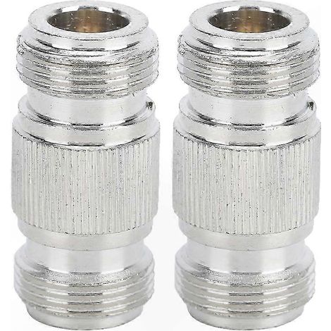 2-teiliger N-Buchsen-Doppelstecker für Koaxialkabel und Antennen, Kabelverschraubungsadapter, robuste Qualität (1/3)