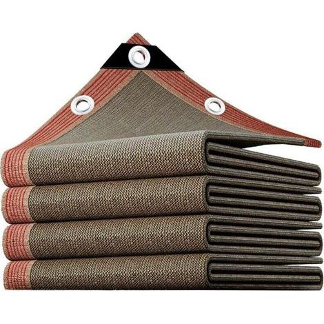 Filet de Protection Solaire en Polyéthylène Haute Densité 3x3m - Voile Ombrage 90% - Anti-UV Respirant - (1/4)