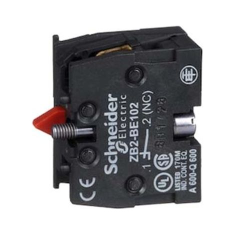 SCHNEIDER ZB2BE102 - Elemento Contatto Harmony XAC 22mm 1NC Montaggio Frontale