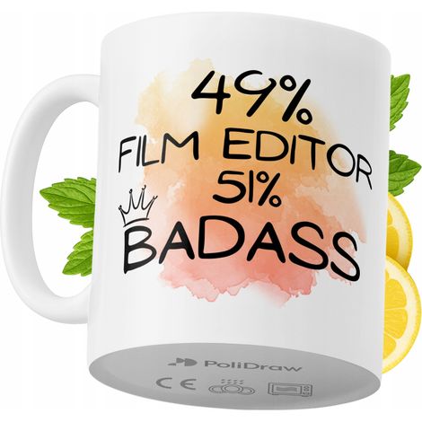 Lustige Kaffeetasse mit witzigem Textdesign für Filmeditoren – ideal für Geburtstage, Namenstage und Feiertage. Hochwertige Tasse für besondere Anlässe im Büro oder Homeoffice. Farbe: Weiß, 330 ml.