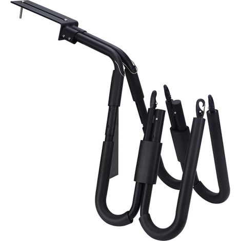 Porte-surf pour vélo, porte-planche double portable et réglable, support latéral pour planche de surf, wakeboard et planche à voile.
