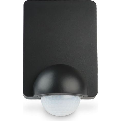 Bewegungssensor PIR 240° IP65 Reichweite bis 12m - Farbe: schwarz (1/4)