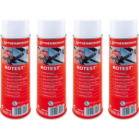 ROTHENBERGER Industrial 4x spray rilevatore di perdite, 400ml - 65000