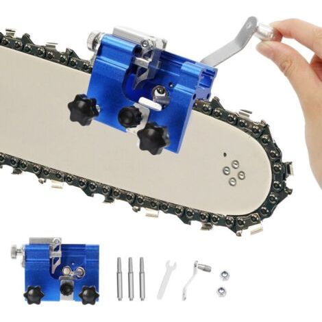 Affilacatene manuale per motoseghe, strumento per affilare, affilacatene manuale, strumento per smerigliare le catene, strumento manuale per levigare, strumenti per affilare, kit multifunzionale, affi
