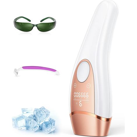 Épilateur à lumière pulsée avec système de refroidissement par glace pour tout le corps, femmes (1/5)