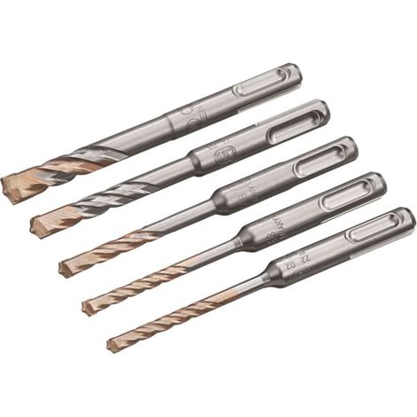 Stanley STA85052-XJ Estuche plástico con 5  brocas SDS-Plus FATMAX (1/2)