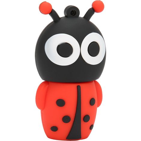 Clé USB à motif coccinelle (compatible avec les clés USB en option) 64 Go pour le stockage, le transfert et le partage de données (1/5)