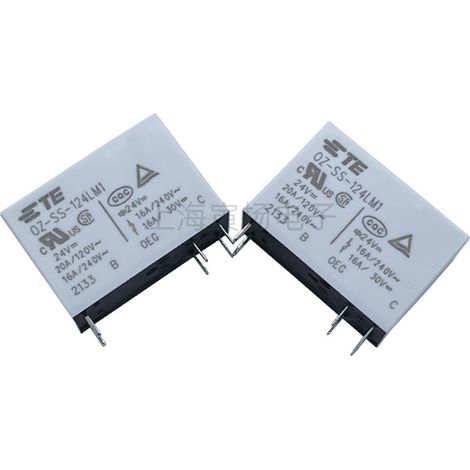 TE Connectivity OZ-SS-124LM1 24V DC 16A Normally Open High Power Relay, New and Original