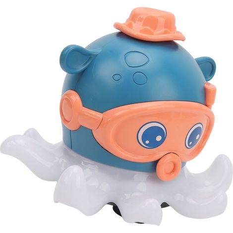 Elektrischer Oktopus-Badespielzeug mit Musik und Licht, schwimmender Ball, pädagogisches Wasserspielzeug für Jungen, blau (1/5)