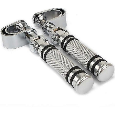 1" 1,25" Motorrad-Sturzbügel-Klemmhalterung Motorschutz Fußrasten Fußstützen für Harley Sportster Softail für Honda GL1500--D (1/5)