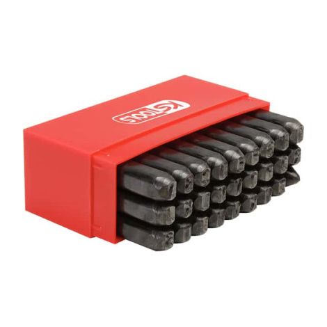 KS TOOLS TOOLS set di lettere d'impatto - 27 pz. 156.0468