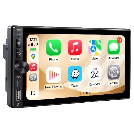 Autoradio, touchscreen, integrazione con smartphone, CarPlay wireless K60 (1/2)