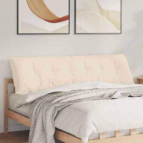 Rückenkissen Beige 180 x 50 cm Mikrofaserstoff