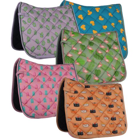 Dressage, Blu e giallo PAPERE: Englischer Sattel Patterns Funny Essentials Naples Dressur oder rechteckig (1/5)
