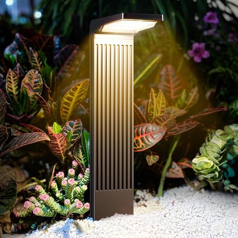 Lampe Solaire Extérieure 60 LED - Lot de 4 - IP65 Étanche - Lumière Chaude & Froide - 4 Modes - pour Allée, Jardin, Terrasse, Pelouse - Éclairage Extérieur Décoratif (1/5)