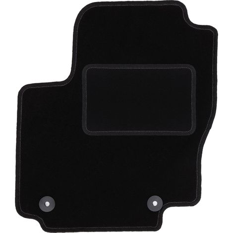Alfombrilla de conductor negra para Ford Mondeo MK4 liftback, sedán, familiar (2007-2012)