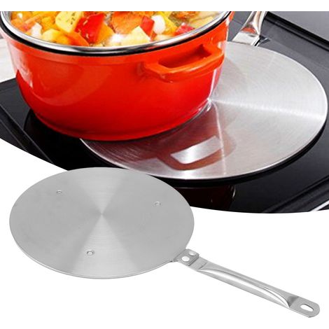24 cm Edelstahl-Wärmeleitplatte – Küchenzubehör – Wärmeleitplatte für Induktionskochfeldadapter – Magnetische Wärmeübertragung (1/5)