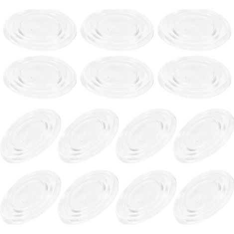 25 pièces de coussinets antidérapants en silicone transparent (1/5)