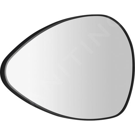 Sapho - Miroir dans un cadre 80x51 cm, noir mat NA380 (1/5)