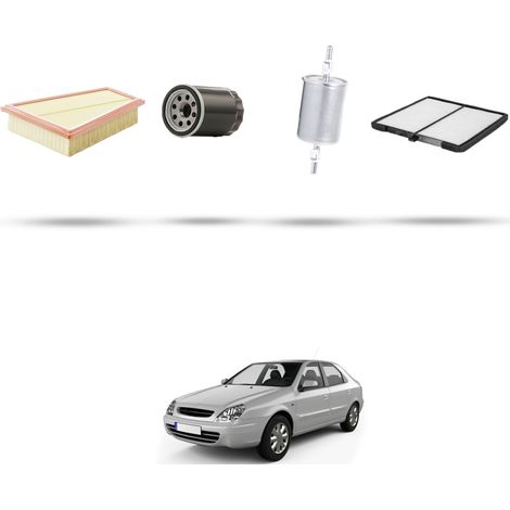 Kit tagliando 4 filtri compatibile con Citroen Xsara Coupe 2.0i 120kw dal 1997 (1/5)
