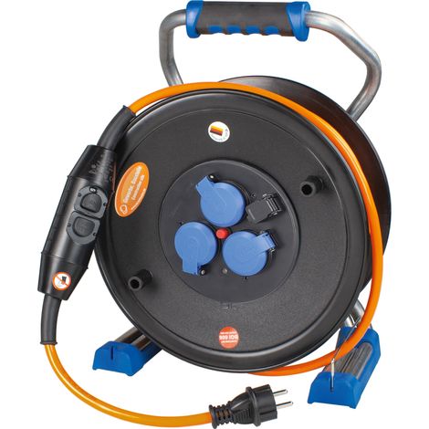 Xperts PRCD-S Sicherheitskabeltrommel USB 40m H07BQ-F 3G2,5 IP44