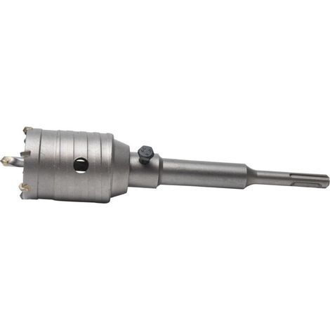 Scie trépan SDS+ 50mm – Longueur 160mm – Carbure de tungstène – Pour béton armé – Système d'emmanchement M22 (1/5)
