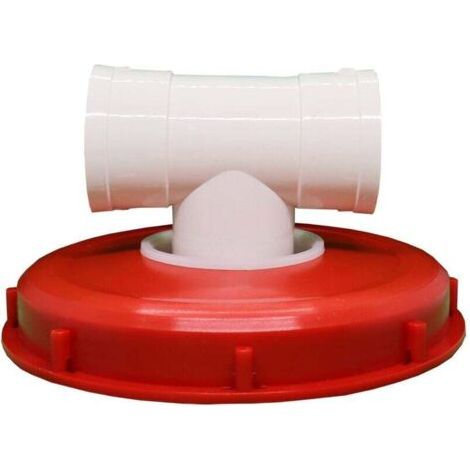 245mm IBC barrel lid, DN75 IBC gazebo lid with nylon filter, IBC rainwater tank lid fitting (red 245mm)