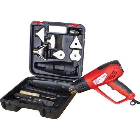 Holzmann Maschinen 9120058372865 HLP2000230V Heißluftgebläse mit Zubehör, inkl. Koffer 2000 W